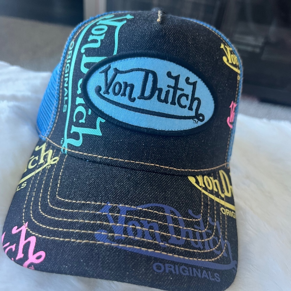 Von Dutch Multi Colored Trucker Hat
